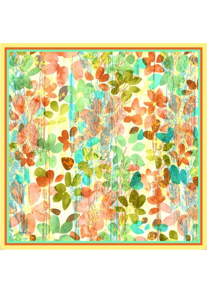 Afrodit Twill Eşarp Sarı