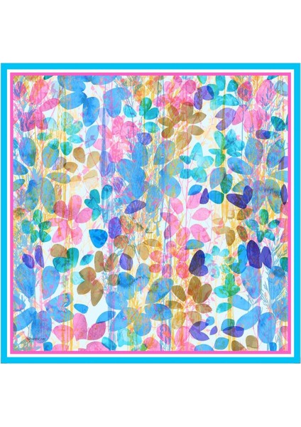 Afrodit Twill Eşarp Turkuaz