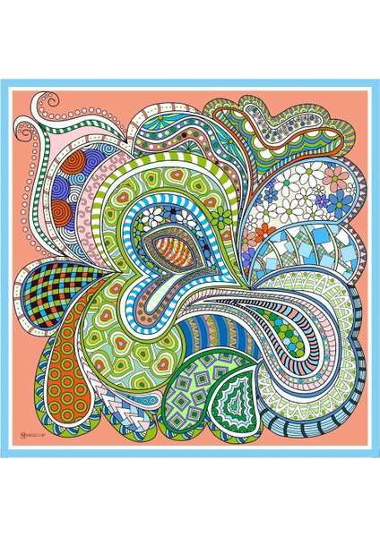 Nevina Twill Eşarp Turuncu