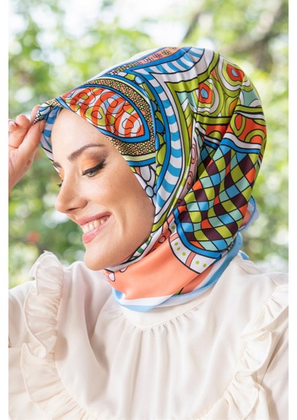 Nevina Twill Eşarp Turuncu modelleri