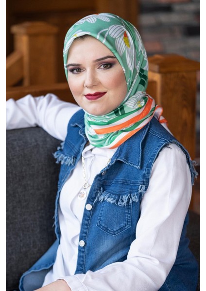 Daphne Twill Eşarp Yeşil fiyatları