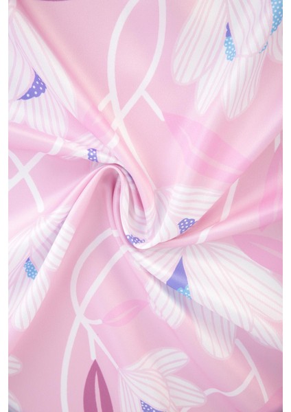 Daphne Twill Eşarp Pembe