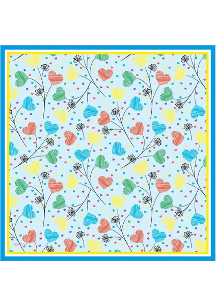 Amore Twill Eşarp Turkuaz