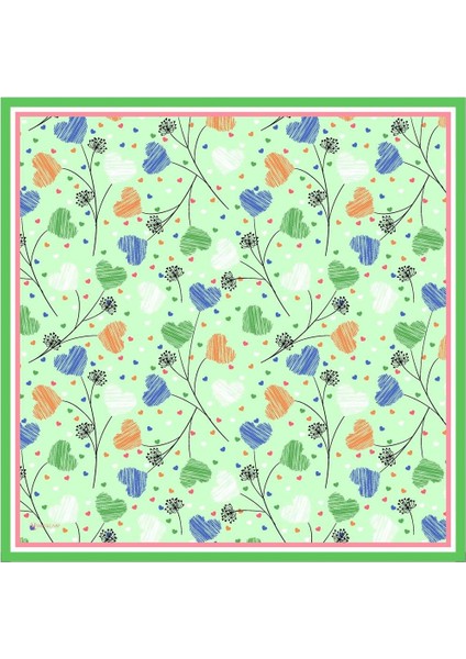 Amore Twill Eşarp Yeşil