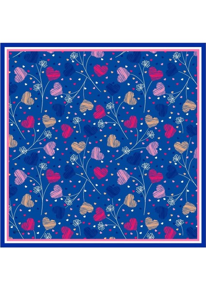 Amore Twill Eşarp Mavi