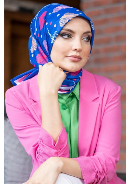 Amore Twill Eşarp Mavi modelleri