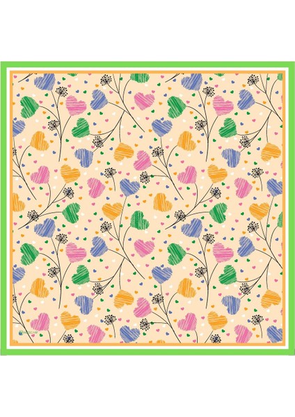 Amore Twill Eşarp Turuncu