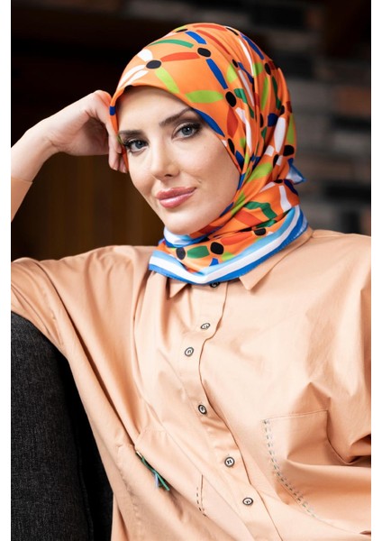 Vivi Twill Eşarp Turuncu fiyatları