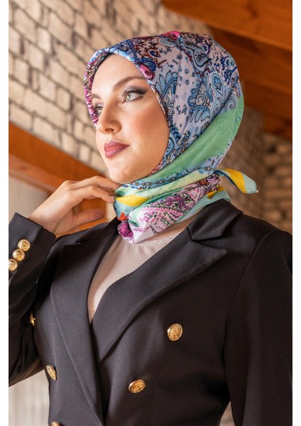 Aisa Twill Eşarp Mavi modelleri