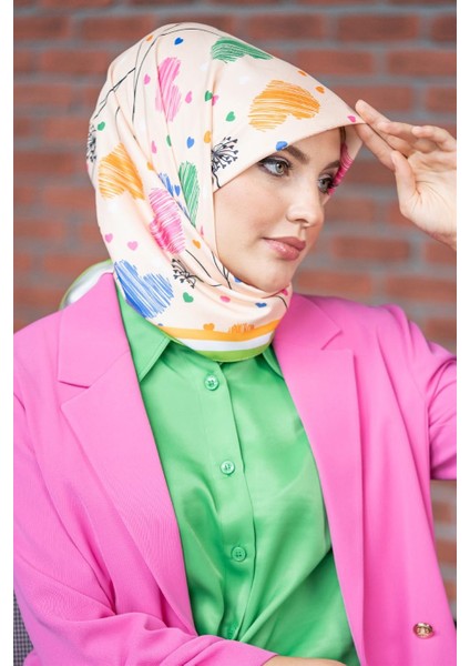 Amore Twill Eşarp Turuncu modelleri