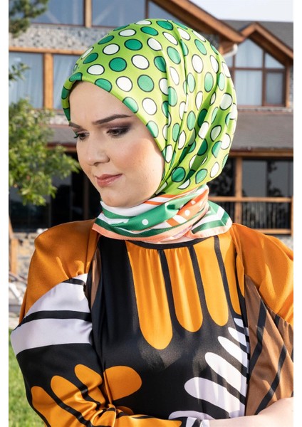 Oriana Twill Eşarp Turuncu modelleri