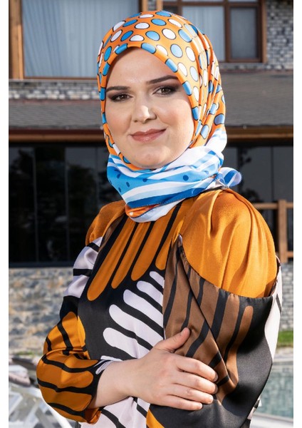 Oriana Twill Eşarp Mavi fiyatları