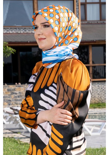 Oriana Twill Eşarp Mavi indirimleri