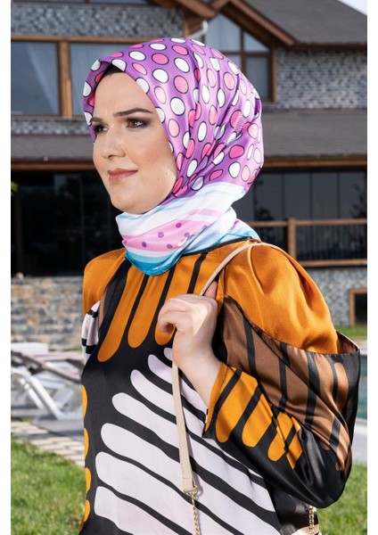 Oriana Twill Eşarp Mor fırsatları