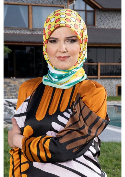 Oriana Twill Eşarp Sarı fırsatları