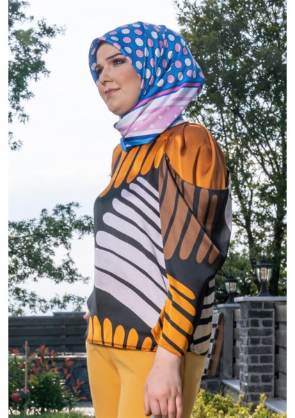 Oriana Twill Eşarp Indigo fiyatları