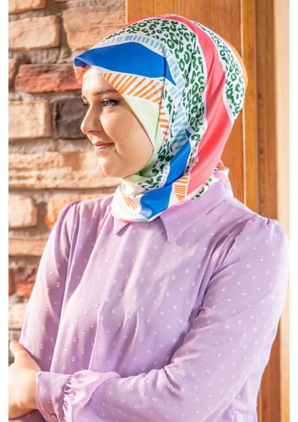 Nidale Twill Eşarp Pembe modelleri