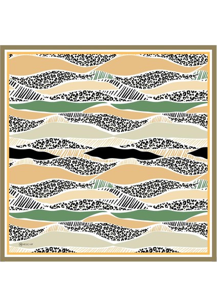 Nidale Twill Eşarp Vizon