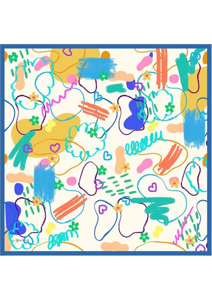 Lost Twill Eşarp Vizon