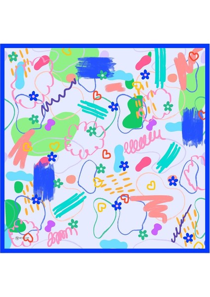 Lost Twill Eşarp Indigo