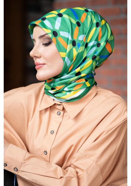 Vivi Twill Eşarp Yeşil modelleri