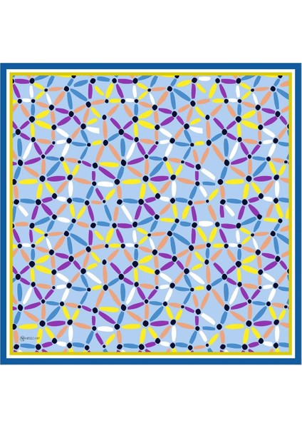 Vivi Twill Eşarp Indigo