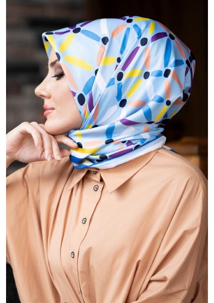 Vivi Twill Eşarp Indigo modelleri