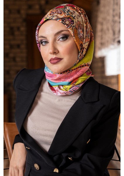 Aisa Twill Eşarp Sarı modelleri