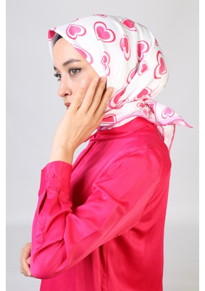 Cinta Twill Eşarp Pembe
