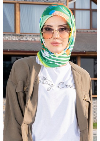 Eyalen Twill Eşarp Yeşil fiyatları