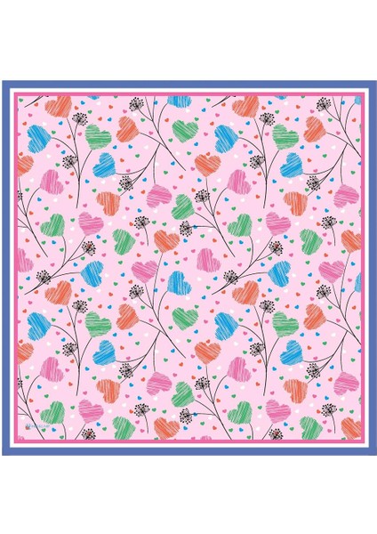 Amore Twill Eşarp Pembe