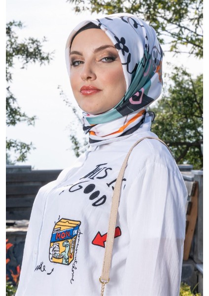 Lost Twill Eşarp Beyaz fiyatları