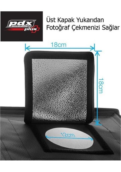 40x40Cm Ürün Çekim Çadırı İsketletli Dimmerli Led Işıklı Çadır