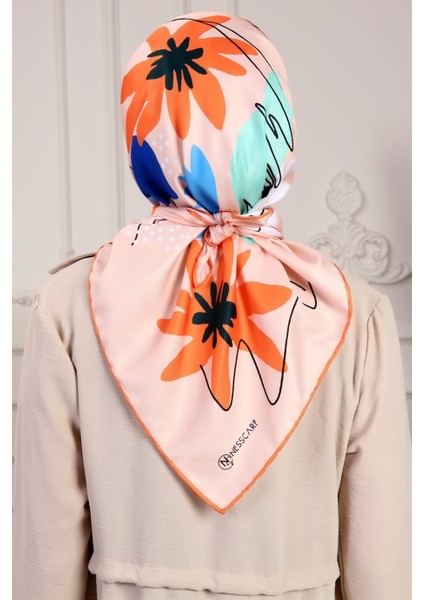 Olivia Twill Eşarp Turuncu modelleri