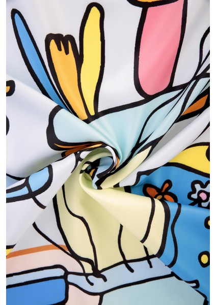 Nemesis Twill Eşarp Mavi fırsatları