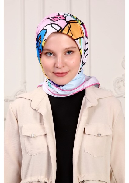 Nemesis Twill Eşarp Pembe