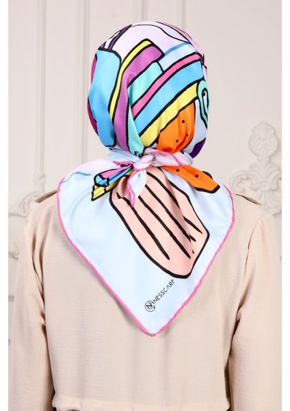 Nemesis Twill Eşarp Pembe