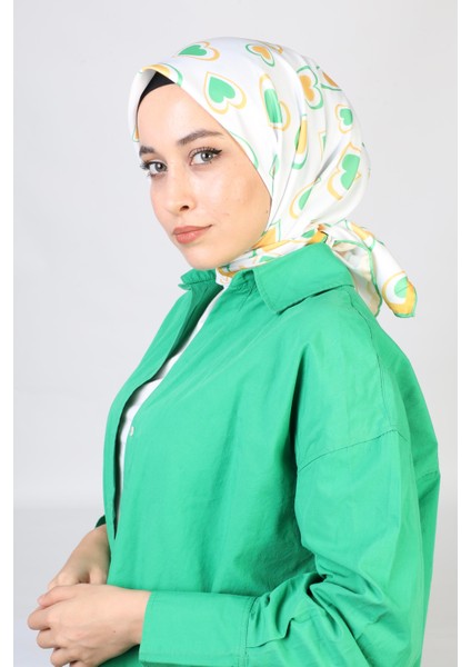 Cinta Twill Eşarp Yeşil