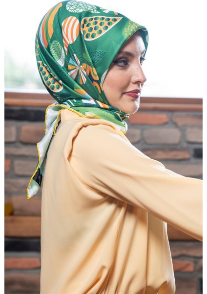 Helisia Twill Eşarp Yeşil modelleri