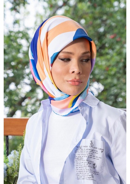 Mikasa Twill Eşarp Mavi