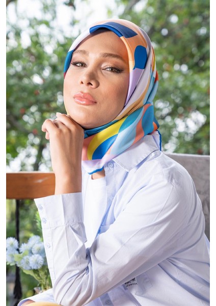 Mikasa Twill Eşarp Mavi