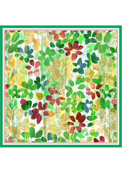 Afrodit Twill Eşarp Yeşil