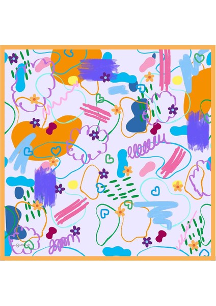 Lost Twill Eşarp Lila