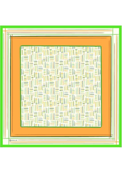 Nicci Twill Eşarp Turuncu