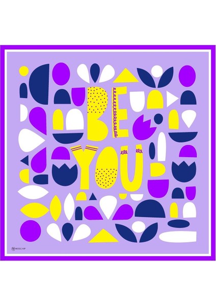 Bee You Twill Eşarp Mor