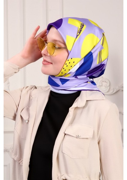 Bee You Twill Eşarp Mor modelleri