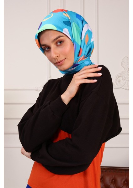Rita Twill Eşarp Turkuaz modelleri