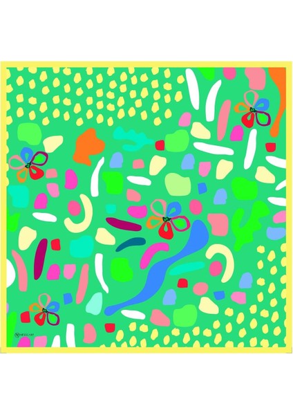 Rita Twill Eşarp Yeşil