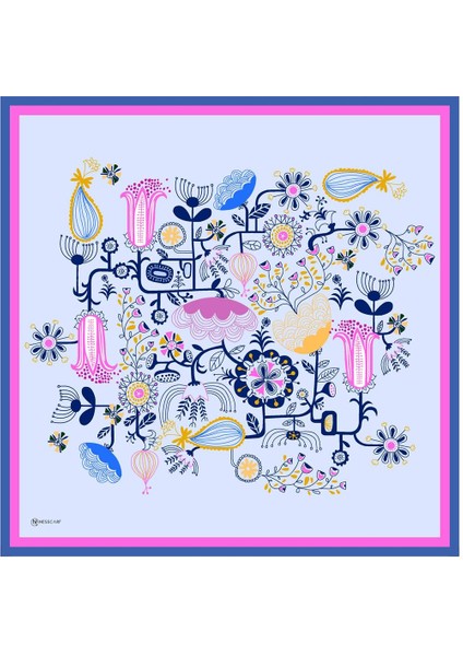 Revel Twill Eşarp Lila