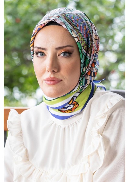 Nevina Twill Eşarp Yeşil fiyatları